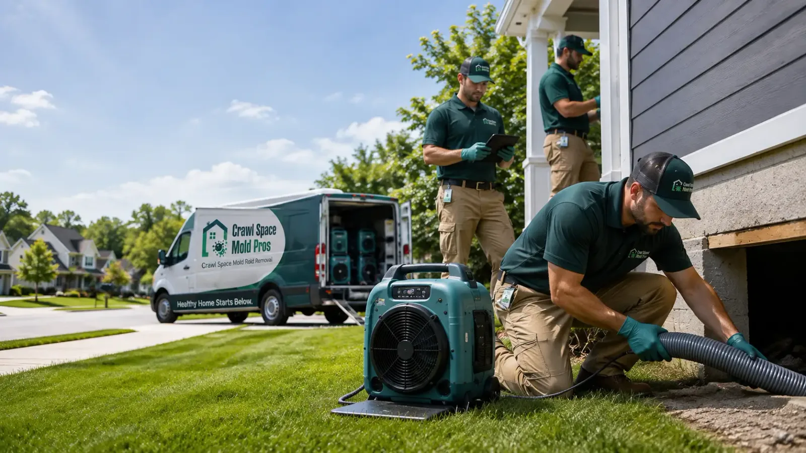 Crawl Space Mold Removal in Kasota, MN